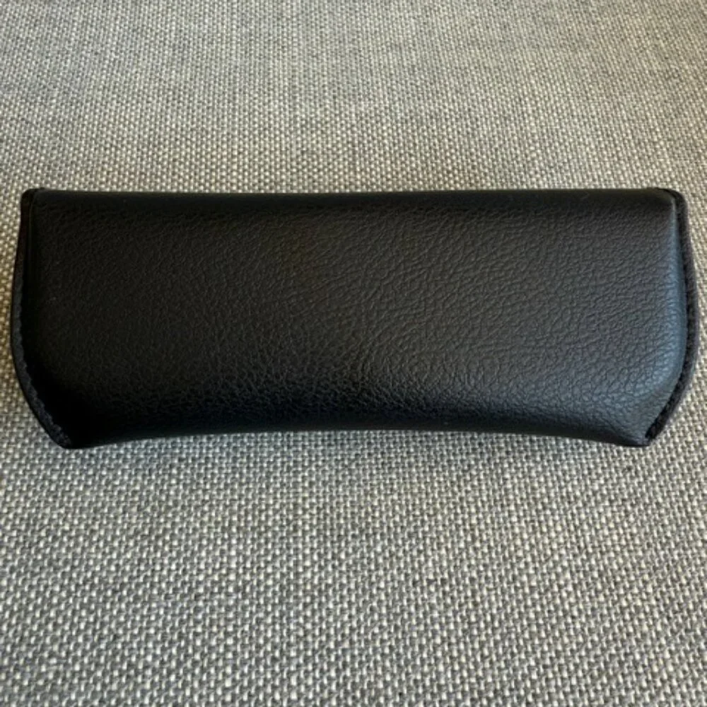 Ray-Ban Sunglasses RB4184, Black Frames with Polarized Green Lenses and Leather - Picture 9 of 11